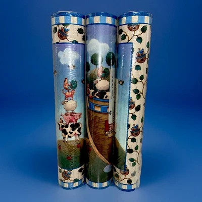 Imperial Wallcoverings Prepasted Coordinated Borders 3 Rolls #YH2033B/Lisa Audit - Image 1 of 4