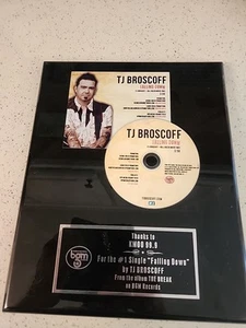 TJ Broscoff CD Plaque - Picture 1 of 4