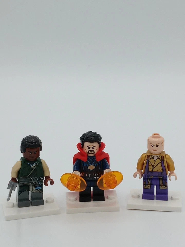 Minifiguras Lego Doctor Strange, The Ancient One, Karl Mordo Foto 1 de 4