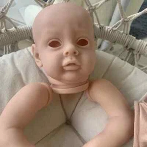 Molde en blanco sin pintar de 21" Kit de muñeca bebé renacido suave completo piezas de muñeca sin montar - Imagen 1 de 8