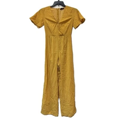 Material Niña Juniors S Amarillo Lunares Cuello en V Mono FALTA CINTURÓN REETIQUETADO CE51 Foto 1 de 4