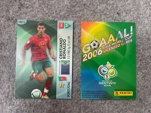 Cristiano Ronaldo Portugal Panini Goaaal! WM 2006 TRADE CARD MAN UTD 140 - Bild 1 von 2