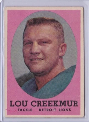 1958 Topps #81 Lou Creekmur ID10 - Image 1 of 2
