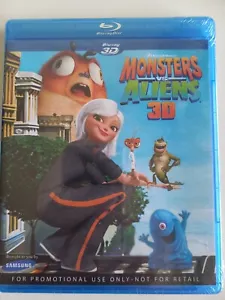 Monsters Vs. Aliens 3D Blu-Ray Brand New FREE POSTAGE - Picture 1 of 4