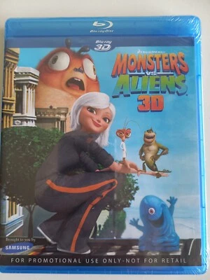 Monsters Vs. Aliens 3D Blu-Ray Brand New FREE POSTAGE - Image 1 of 4