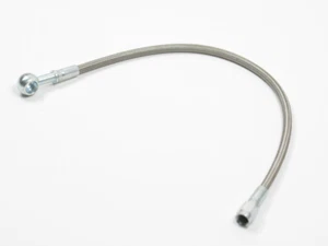 Manguera de freno 330018 Fragola 18" - 3 AN a 3/8" Banjo trenzado línea de acero inoxidable - Imagen 1 de 6