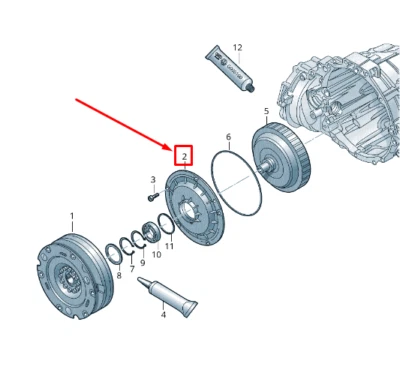 New AUDI A6 Avant C7 Transmission Housing Cover 0B5323259G - Image 1 of 4