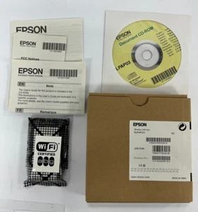 NEW BOXED V12H306P EPSON Wirelesss Wifi LAN ELPAP03 USB Projector Apapter ah78 - Picture 1 of 3