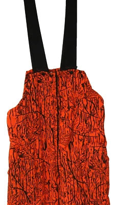 Pantalones suéter suspendidos de caza naranja/negro grandes de segunda mano para hombre Foto 1 de 4