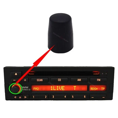 Para BMW Business CD BP027 BP9272 Radio Botón Inverso RDS Radio Volumen Perilla Foto 1 de 4
