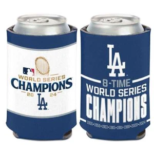 Los Angeles Dodgers 2024 World Series Champions 12 oz. Can Cooler Coozie (6-Pack - Picture 1 of 1