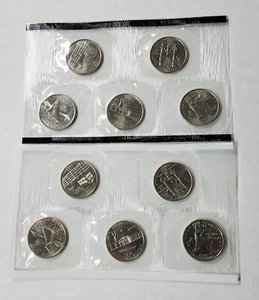 2001 P & D State Quarters | 10 Coin set | Mint | Denver and Philadelphia - Picture 1 of 2