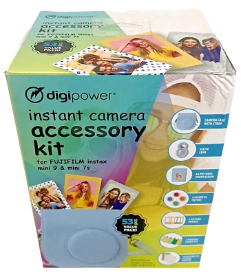 Digipower Instant Camera 53 pc Accessory Kit for FujiFilm Instax Mini 9 & 7s NEW - image 1 of 2