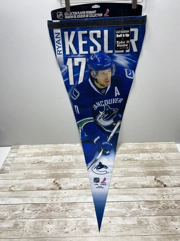 Vancouver Canucks Collector Player Pennant Ryan Kesler Sports Memorabilia 12x30 Cover