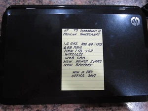HP 15-b153nr  Laptop Core 1.6 GHz 6GB RAM  NEW  1 TB SSD  WEB CAM Win 10 PRO - Picture 1 of 9