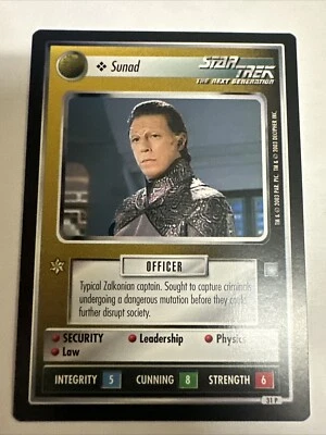 Star Trek CCG Sunad Near-Mint/NM Promo – AGT 2003 - Image 1 of 2