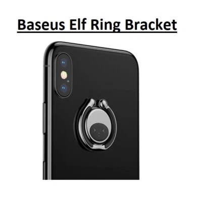 360 DEGREES ROTATION ZINC ALLOY PLATING ELF RING PHONE BRACKET HOLDER - Image 1 of 4