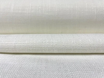 3.75 yds Restoration Hardware Italian Textured Weave Natural Upholstery Fabric - Image 1 of 4