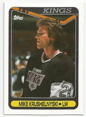 MIKE KRUSHELNYSKI 1990-91 TOPPS CARD NM-MT+ CONDITION - Image 1 of 2