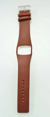 Correa de reloj de repuesto de cuero castaño acero inoxidable Relic By Fossil 18 mm Foto 1 de 2