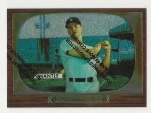 1996 Topps Finest Chrome Mickey Mantle Reprint #05 New York Yankees BV$8 #5 - Picture 1 of 1