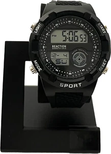 KENNETH COLE REACTION MEN'S BLACK DIGITAL WATCH KRWGP2650901 - Picture 1 of 10