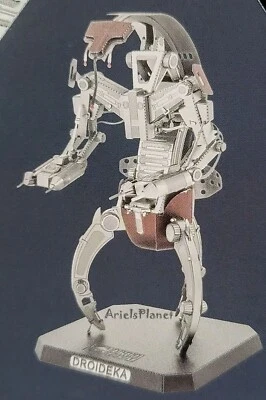 Disney Star Wars Galaxy's Edge Droid Depot Droideka 3D Metal Earth Model Kit