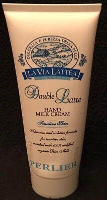 Crema de leche de manos PERLIER LA VIA LATTEA Double Lattea 3,3 oz piel sensible SELLADA Foto 1 de 3