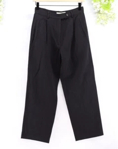 J.Jill Pantalone Donna Nero Misto Lana Pieghettato Pantaloni Carriera Tg 4P - Foto 1 di 8