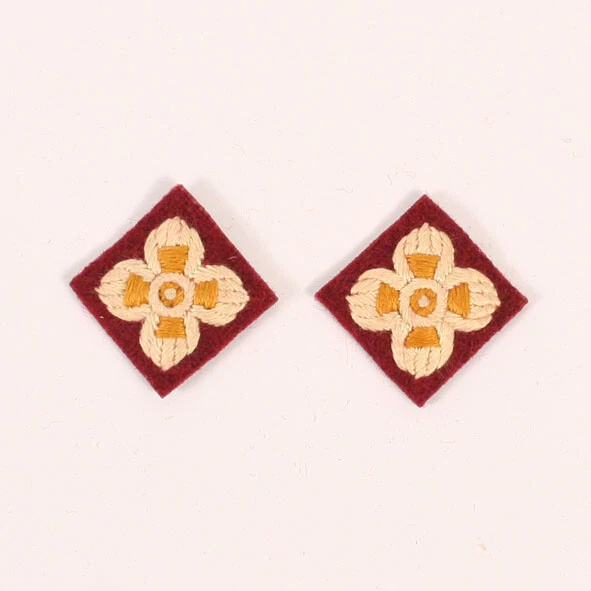 Replica RAMC Royal Army Medical Corp Marron British Army Officer Cloth Rank P... - Image 1 of 1