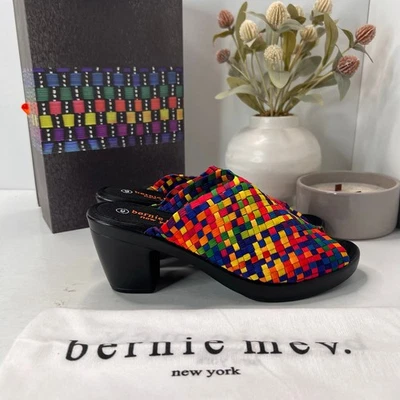 Bernie Mev Claire Pump Weave Platform High Heel Rainbow Women 8.5/EU39 - Image 1 of 4