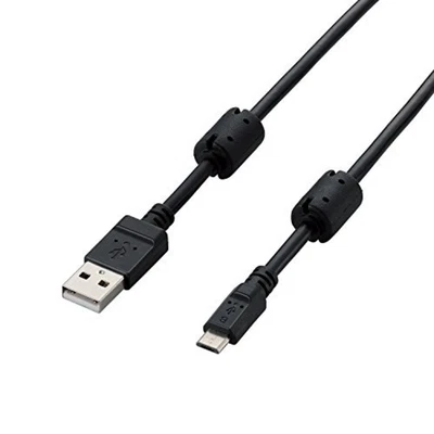 With Elecom ferrite core 2A corresponding microUSB cable 0.8m F/S w/Tracking# - Image 1 of 3