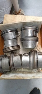Gm 6.0 Ls .30 Over Full Floating Pistons set of 8 used .075 over - Picture 1 of 4