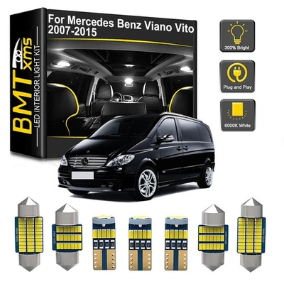 20x Car LED Interior Light Bulbs For Mercedes Benz Viano Vito W639 2007-2015 - Image 1 of 4