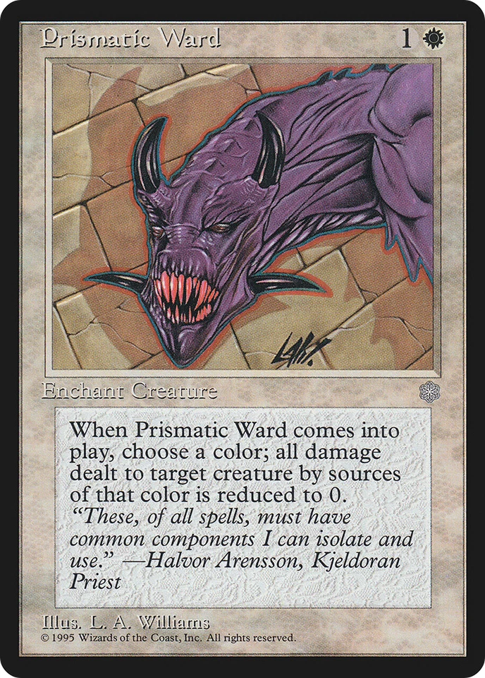 Prismatic Ward X (4) Ice Age - EX/NM - C47 - 4RCards - Image 1 of 1