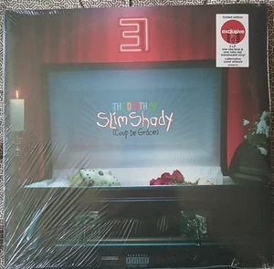 EMINEM The Death Of Slim Shady Coup De Grace 2 LP Blue & Ruby Colored Vinyl New - Picture 1 of 4