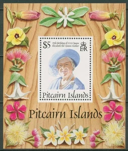 Pitcairn 1995 95. Geb. Königinmutter Elisabeth Block 16 postfrisch (C40505) - Imagen 1 de 1