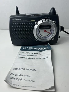 Emerson Instant Weather Band Radio w/ TV Sound (Model No. RP6249) - Picture 1 of 5