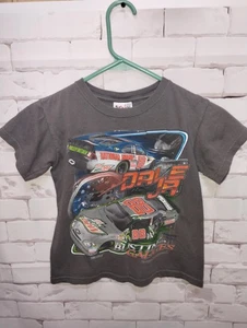 🔥 Vintage Raise Hell Praise Dale Youth Small NASCAR T Shirt Dale Jr Front/Back  - Picture 1 of 3