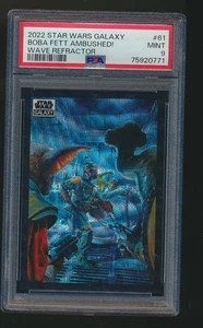 2022 TOPPS CHROME STAR WARS GALAXY WAVE /99 PSA 9 #61 BOBA FETT AMBUSHED - Picture 1 of 1