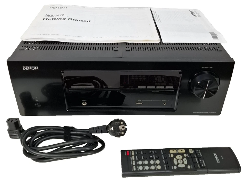 Denon AVRX1300 WBKE2 7.2 Surround AV-Receiver (Dolby Atmos, Bluetooth, Spotify) - Bild 1 von 4