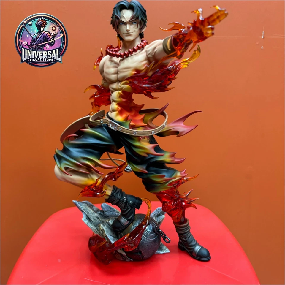 One Piece - Portgas D Ace Action Figure - 26cm - STATUA DA COLLEZIONE Anime  - Immagine 1 di 4