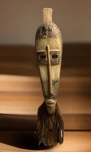 African handcrafted Tribal mask Hanging Decor - Picture 1 of 6