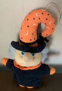 Halloween Plush Moons & Stars hat Witch from New Design 10" - Picture 1 of 4