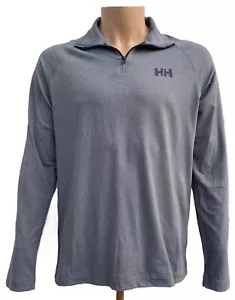 Mens Helly Hansen GREY Verglas 1/2 Zip Pullover $85, Size: 2XL - Picture 1 of 7