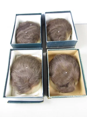 Lote de pelucas vintage de Adolf & Ira para hombre en cajas (4) pelucas de la ciudad de Nueva York Foto 1 de 4