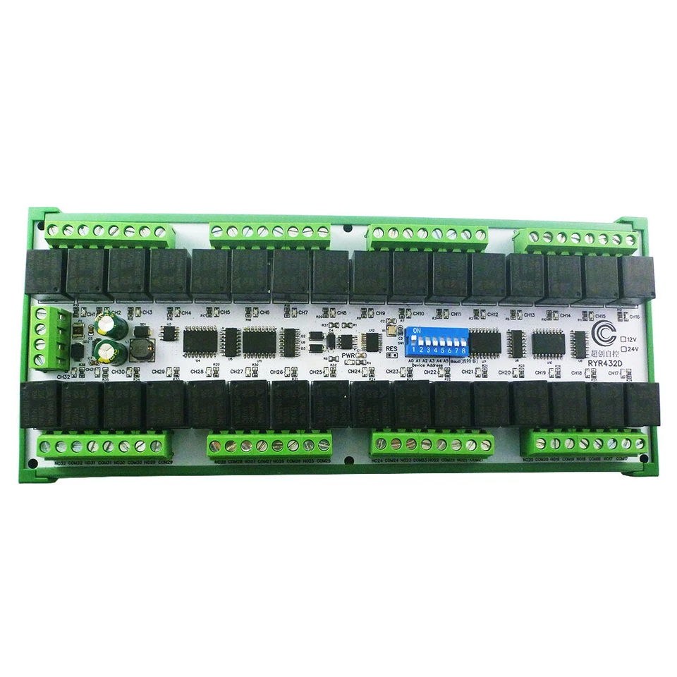 32Channel RS485 Relay Module Multifunction Modbus RTU Switch PLC Remote IO Board - Image 1 of 4