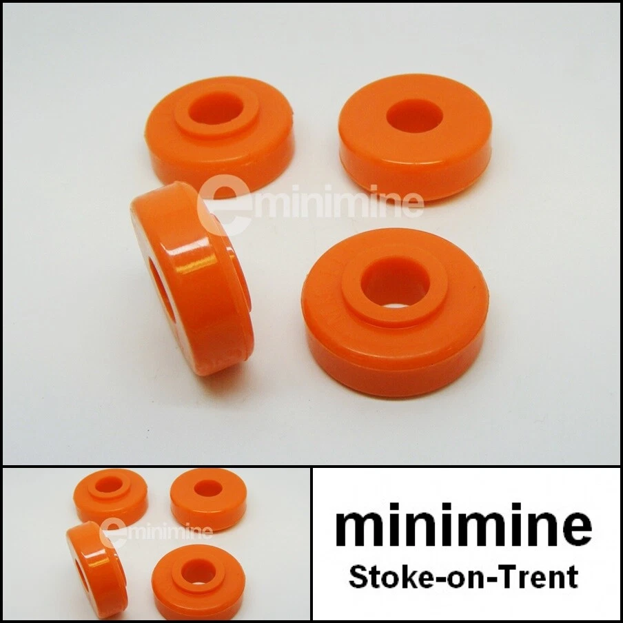 Classic Mini Polyflex Tie Bar Bush Kit Orange rover austin front subframe rod - Image 1 of 1