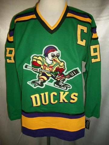 Paul Kariya Anaheim Mighty Ducks "1992 The Mighty Ducks Movie" CCM NHL Jersey Cover