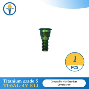 1 pcs Titanium Cover screw fits to Den-tium superline platform Regular - Imagen 1 de 7